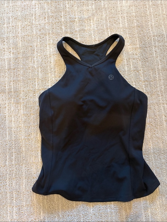 lululemon athletica Tops - lululemon athletica Black High-Neck Racerback Tank